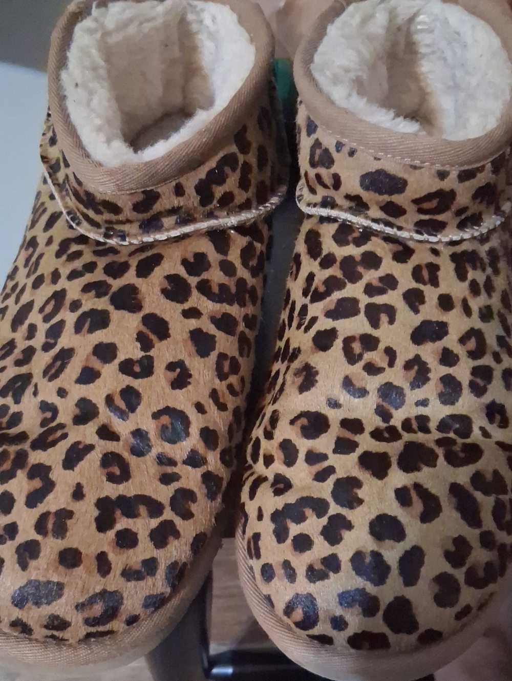 UGG Leopard Print Faux Fur Lined Women's Bootie - Brown